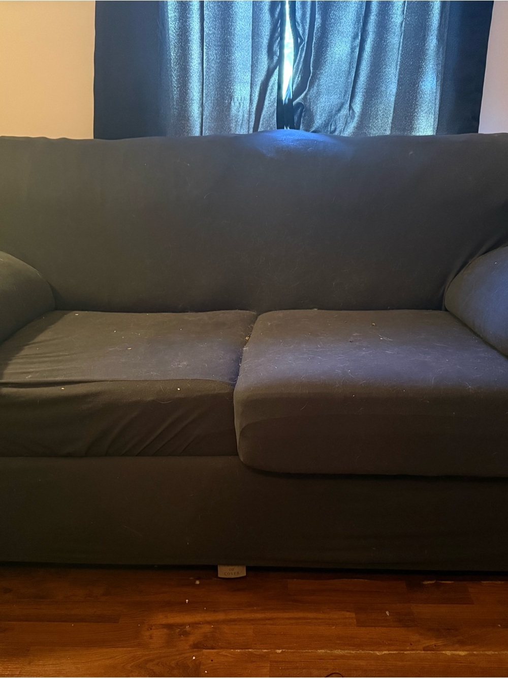Black Upholstered Sofa Couch - Classic Home Accent